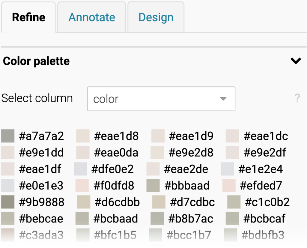 Custom colors Datawrapper UI
