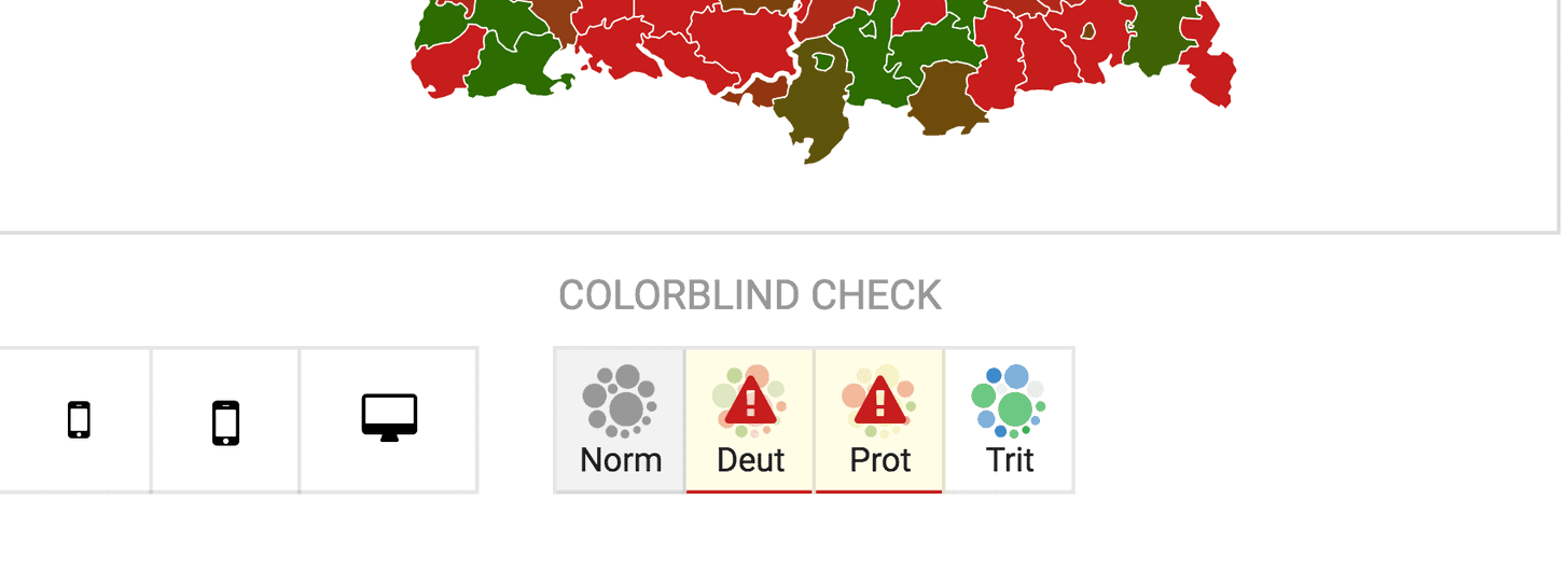 color blindness simulator in Datawrapper screenshot
