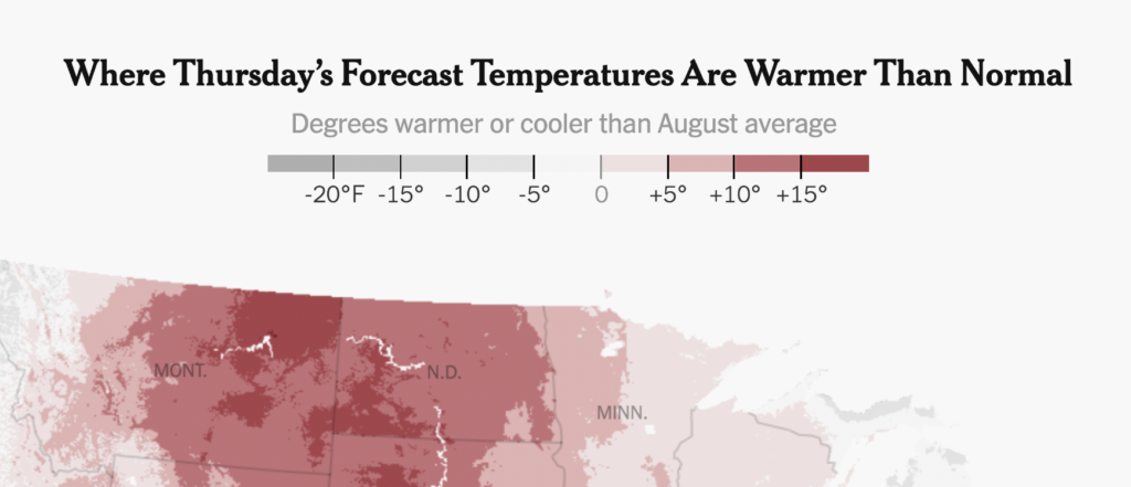 New York Times heatmap